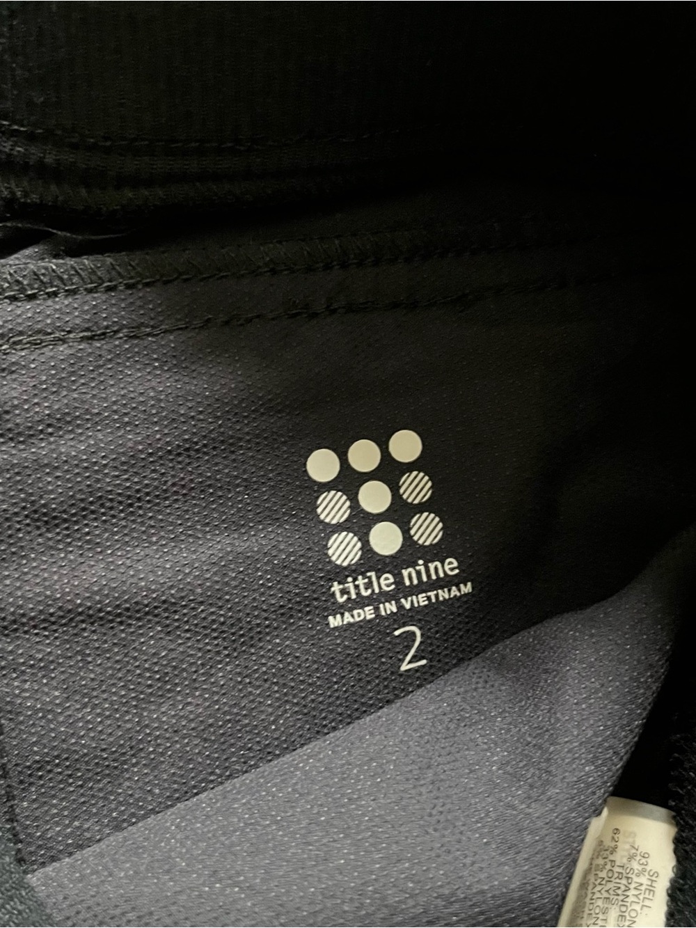 NWT title nine 9 clamber 2.0? 5” black athletic golf outdoor shorts size 2 READ - Picture 6 of 13